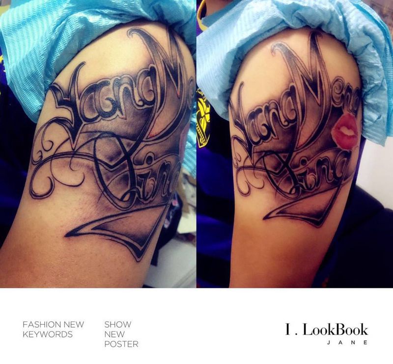 字纹身图片