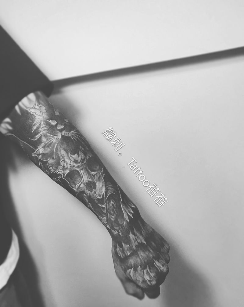 完成遮盖纹身图片_手部手臂纹身图案