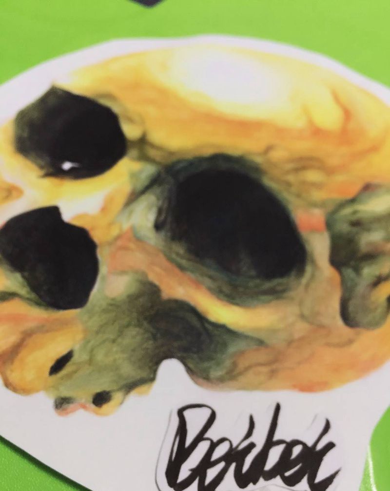 骷髅手稿纹身图片_手稿原创手部背部手臂腿部肩部纹身图案