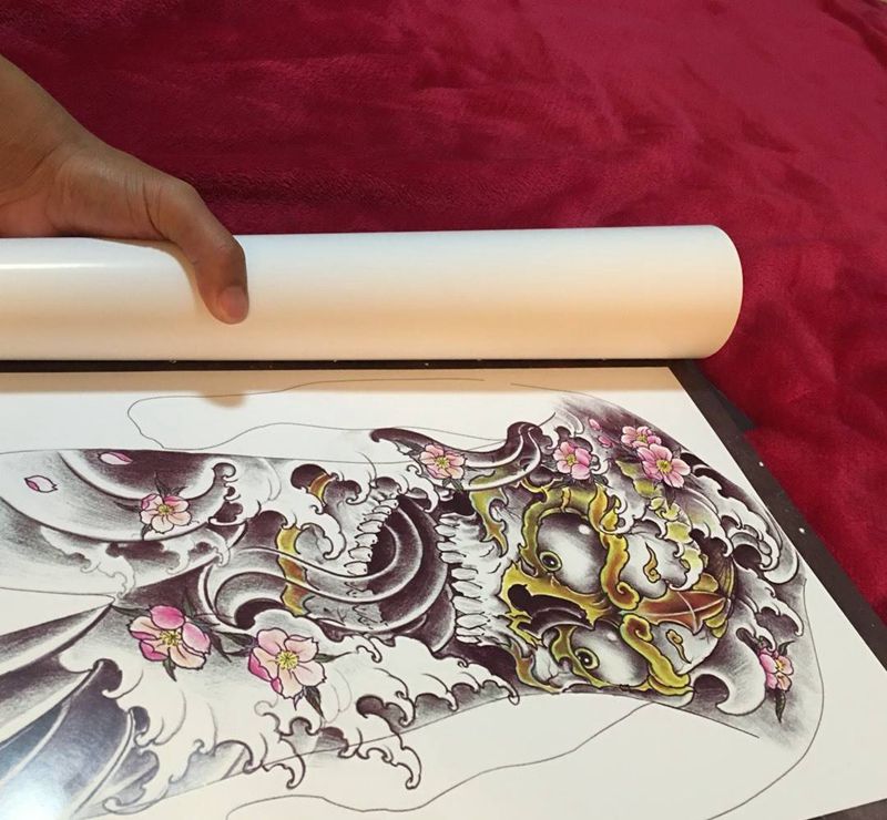 花臂 花腿 大满背有没有战士挑战纹身图片_手稿传统纹身图案