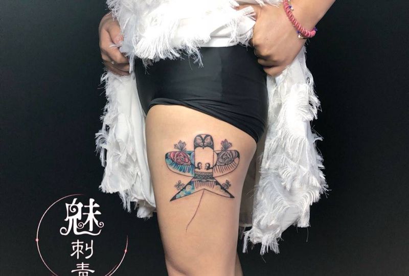 风筝纹身图片