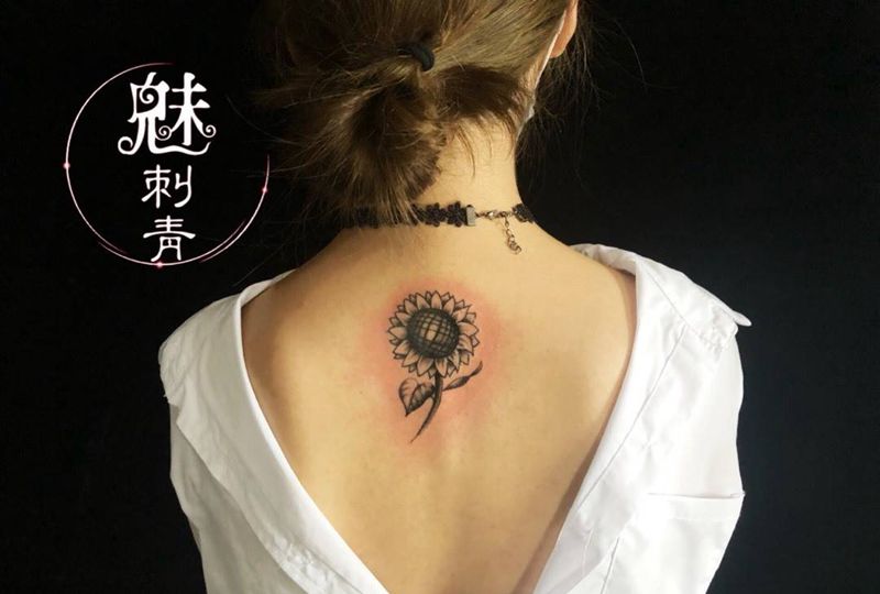 向日葵纹身图片