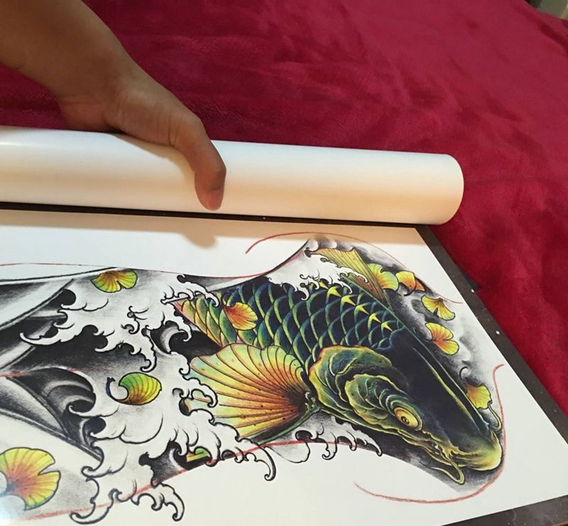 花臂 花腿 大满背有没有战士挑战纹身图片_手稿传统纹身图案