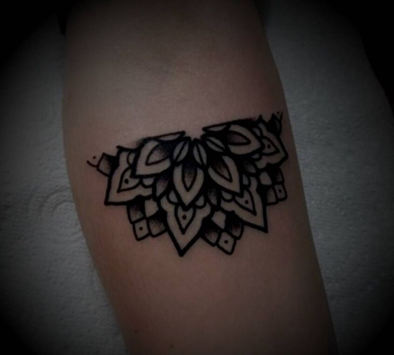 小繁花纹身图片