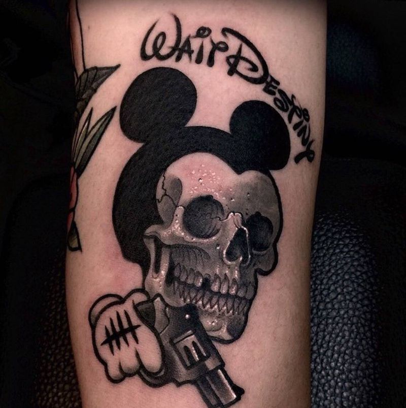 What's wrong?纹身图片_成品欧美肖像人物纹身图案