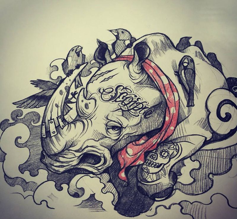 原创！请勿盗图纹身图片