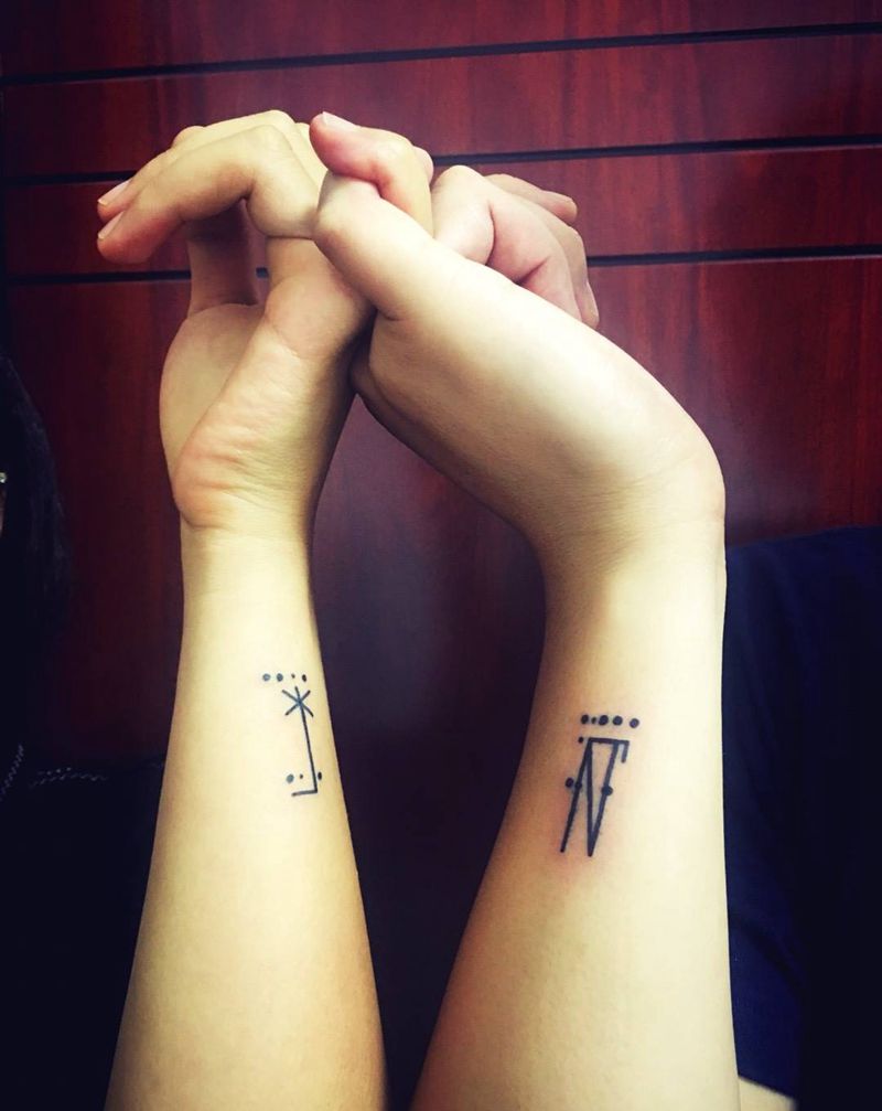 情侣个性纹身设计纹身图片