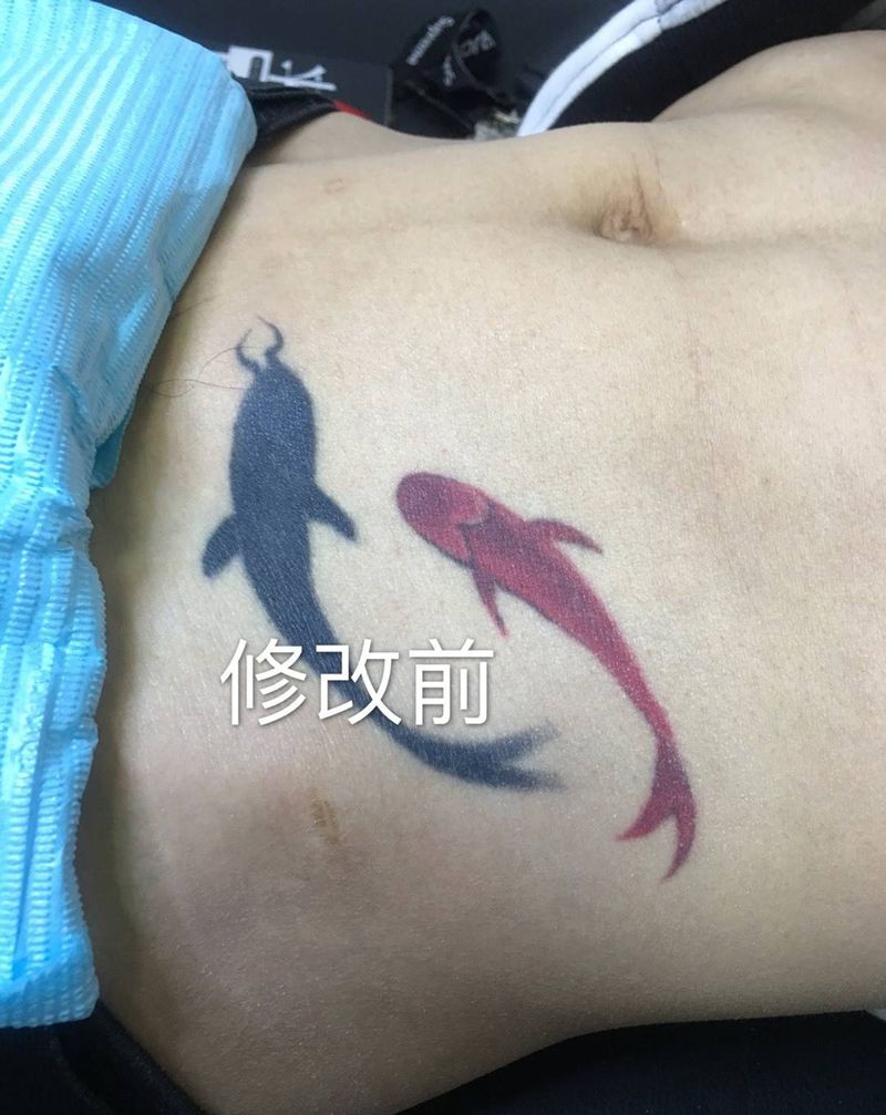 旧纹身修改纹身图片_成品动物清新传统原创纹身图案