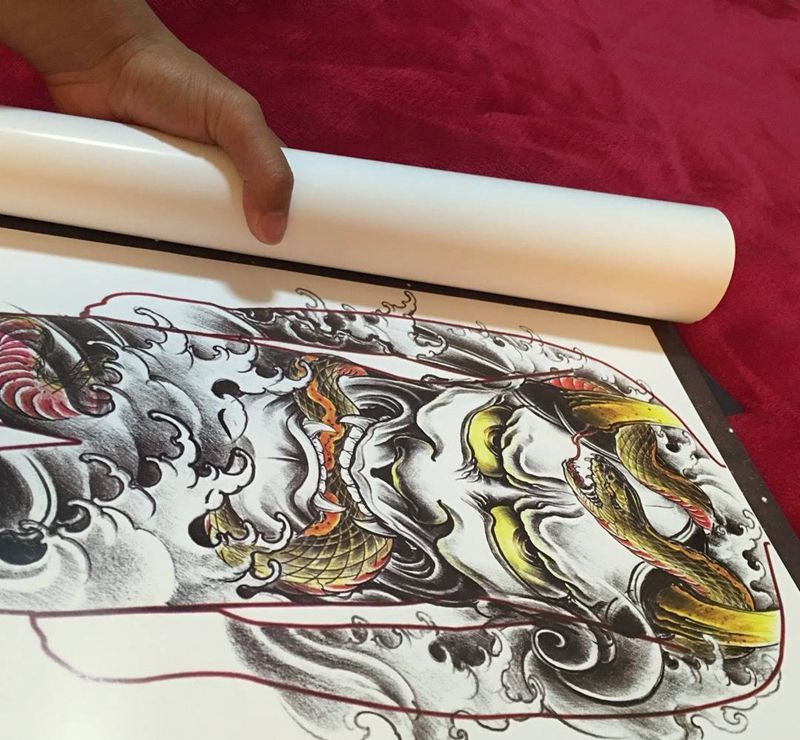 花臂 花腿 大满背有没有战士挑战纹身图片_手稿传统纹身图案