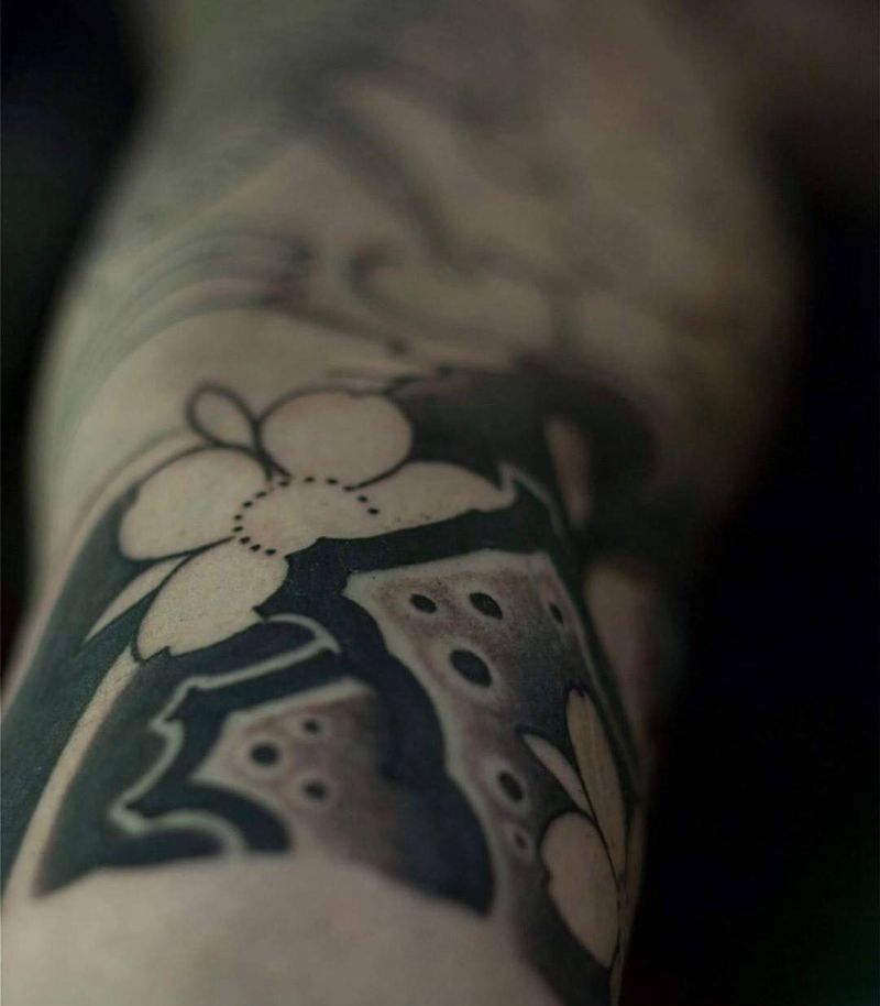 日式 七分袖纹身图片_成品手臂传统纹身图案