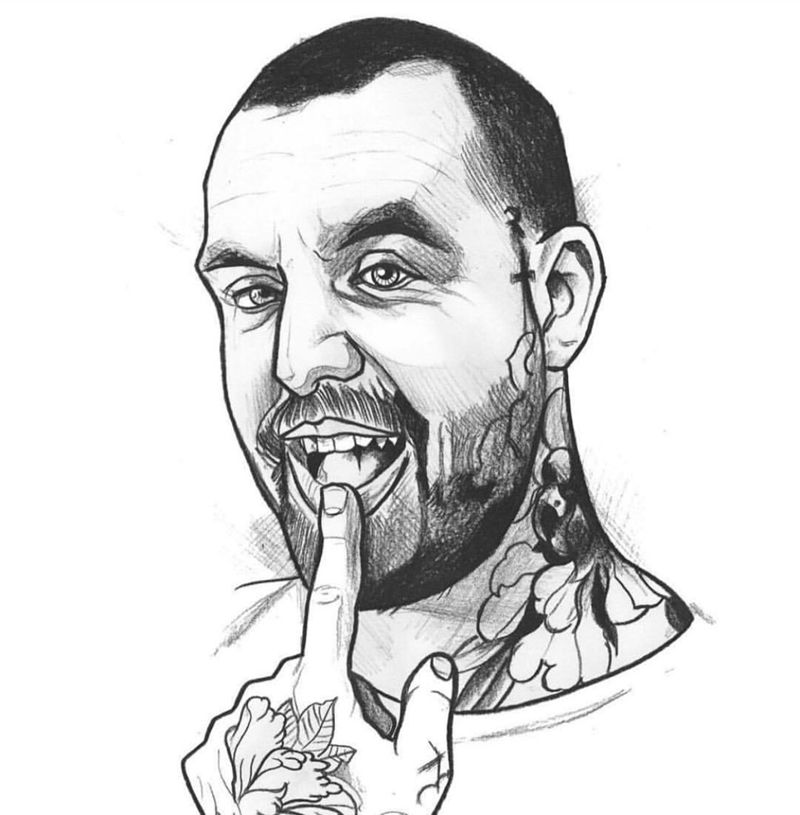 垚纹身图片_手稿纹身图案