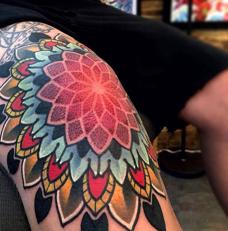 nice nice nice纹身图片_欧美成品几何图腾植物清新纹身图案