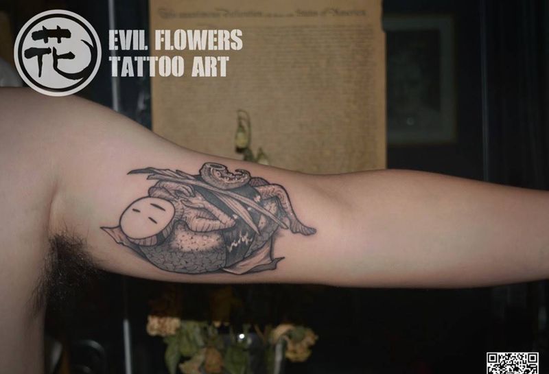 寿司人纹身图片