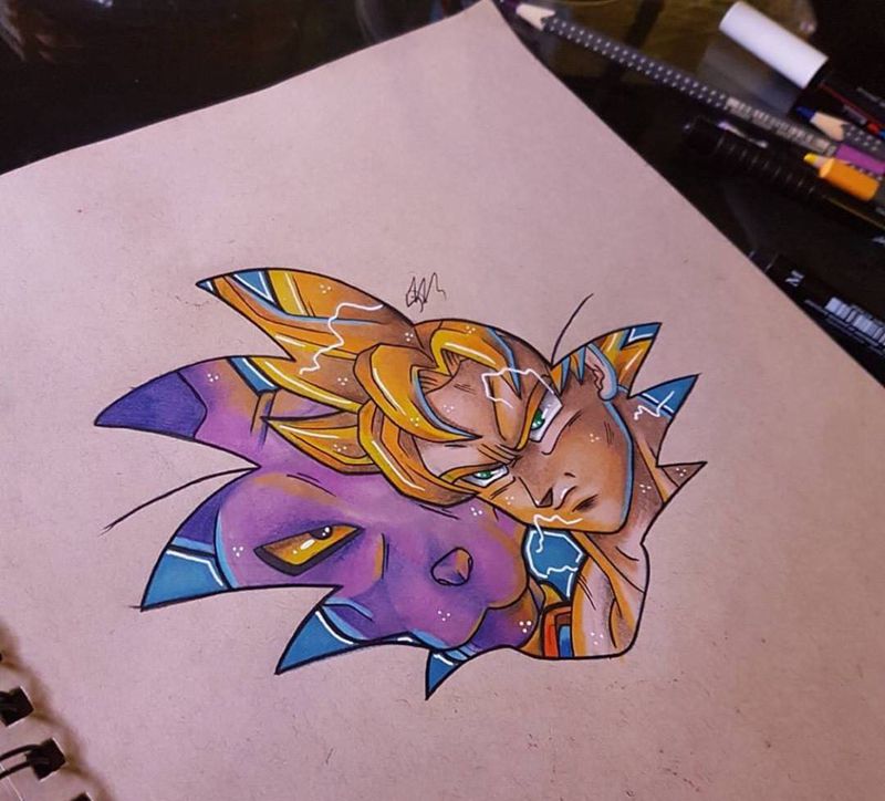 -=稿=-Mr.垚纹身图片_手稿肖像纹身图案