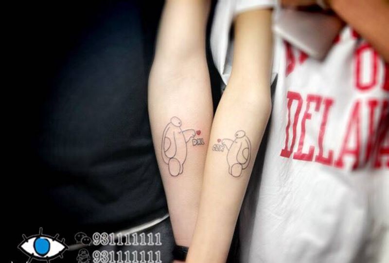 情侣纹身图片