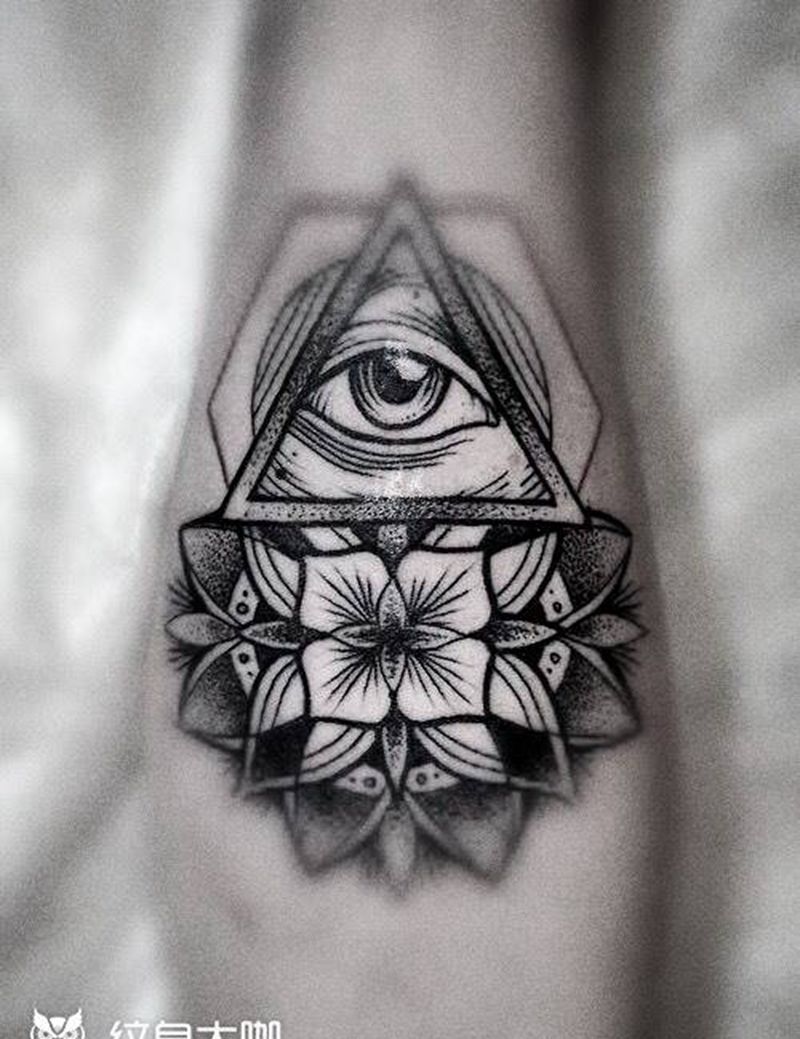 上帝之眼纹身图片