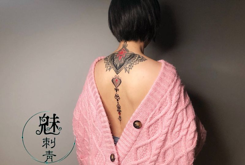 美纹身图片