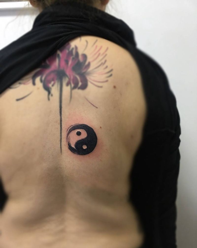 登登登纹身图片_成品宗教图腾传统背部纹身图案