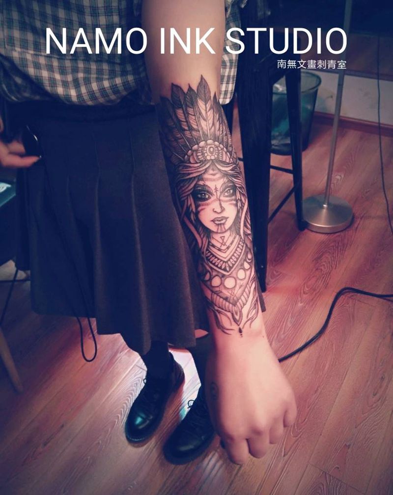 遮盖疤痕纹身图片