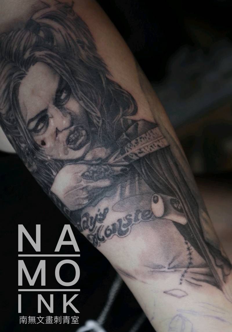 未完成纹身图片_手部纹身图案