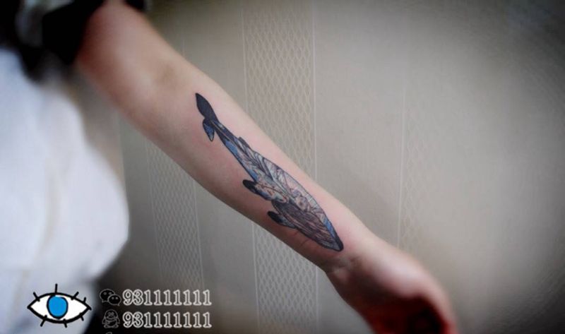 鲸鱼纹身纹身图片