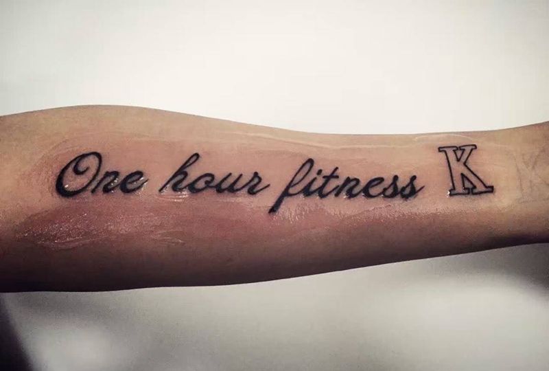 英文纹身图片_成品手臂纹身图案