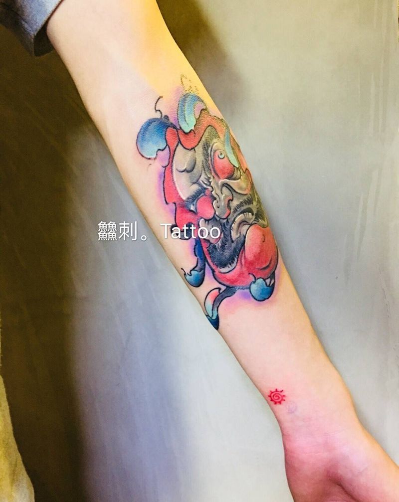 达摩蛋纹身图片