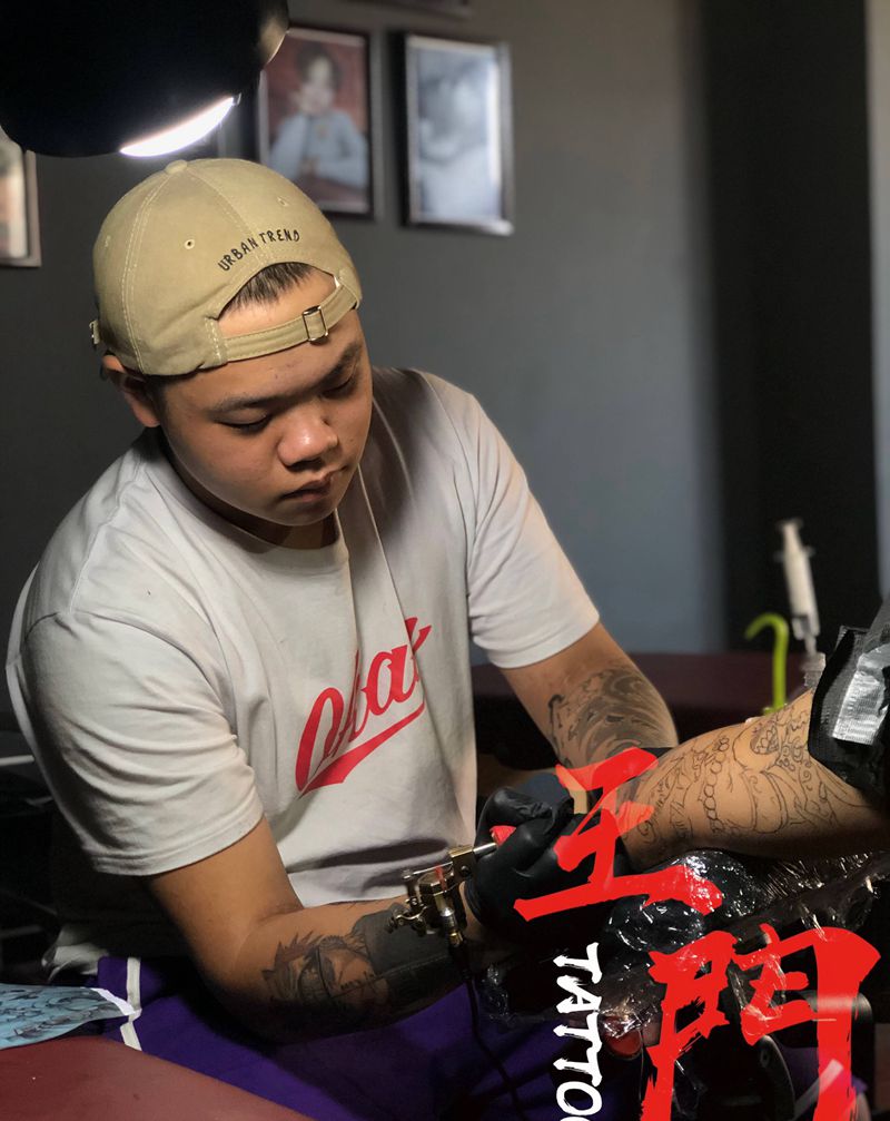 王门刺青师By皓宸纹身图片_手臂新传统纹身图案