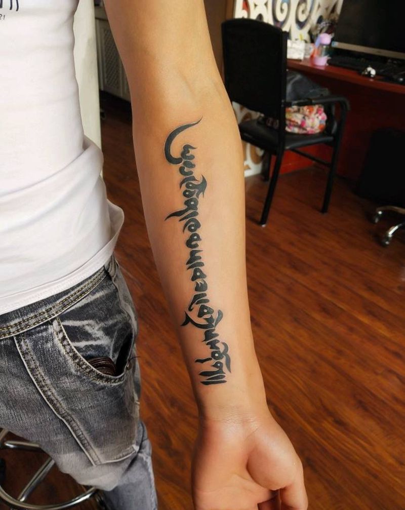 修复失败纹身纹身图片_手部花体字纹身图案