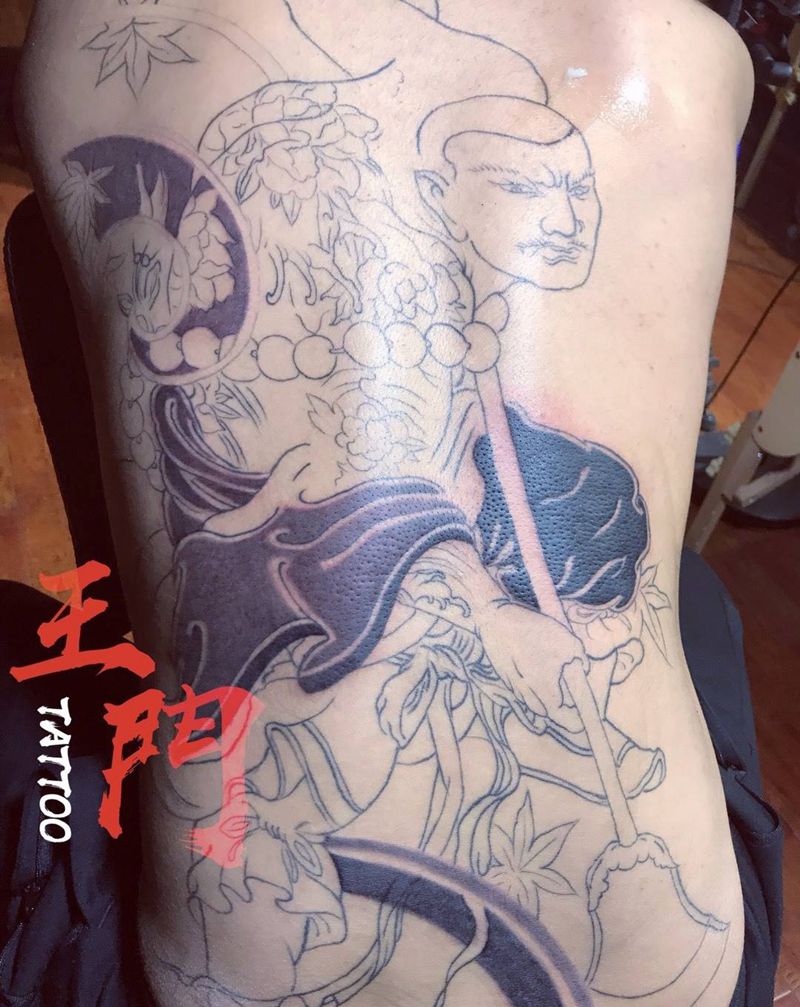 鲁智深纹身图片