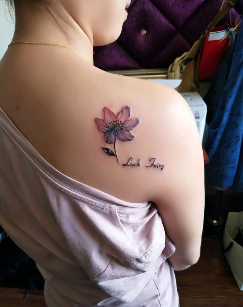 还是小清新纹身图片_背部清新植物昆明云南纹人墨刻成品纹身图案