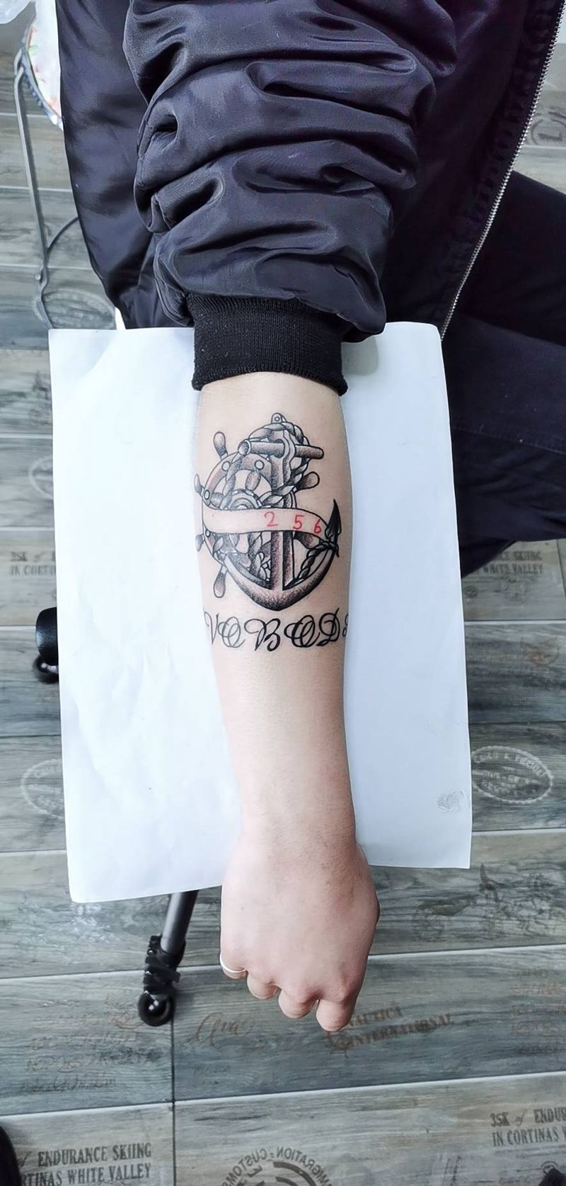 船瞄  ⚓️纹身图片_手臂纹身图案