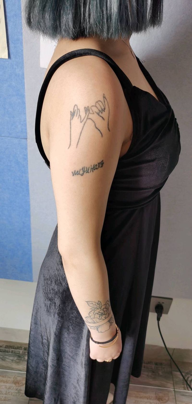 素花 遮盖纹身纹身图片_手臂纹身图案