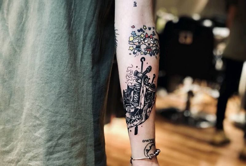 纹身机❤纹身图片_手臂纹身图案