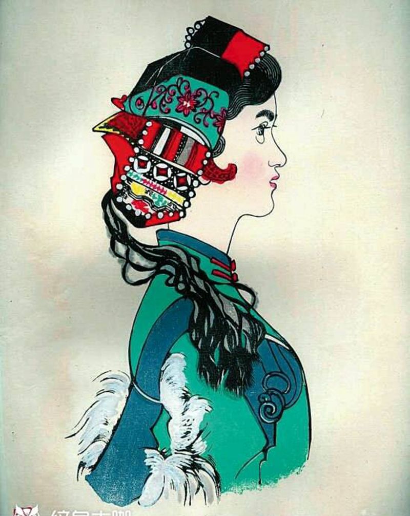 阿诗玛纹身图片