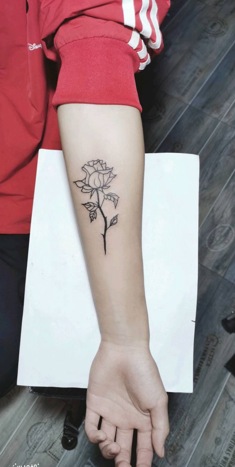 小清新纹身图片_手臂几何纹身图案