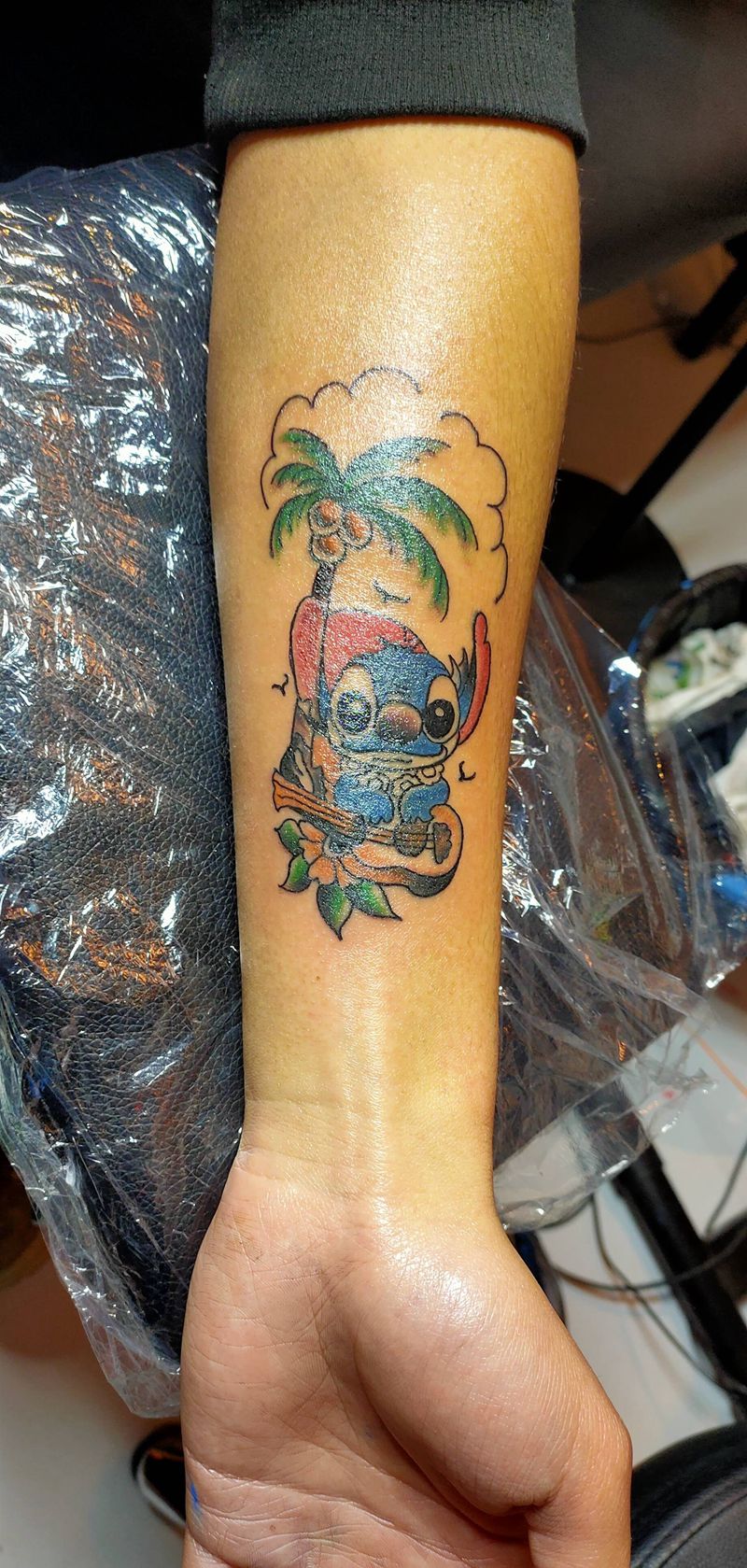 手臂纹身图片_新传统纹身图案