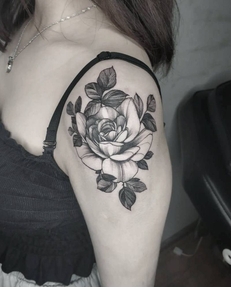 素花纹身图片_手臂手部素花纹身图案