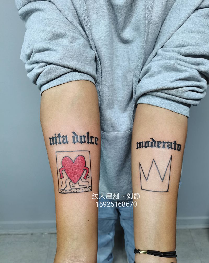 权志龙同款纹身图片_手臂手部New School欧美写实权志龙纹身图案