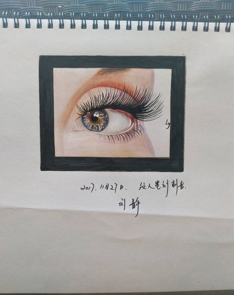 不哭纹身图片_肖像写实人物昆明云南纹人墨刻手稿纹身图案