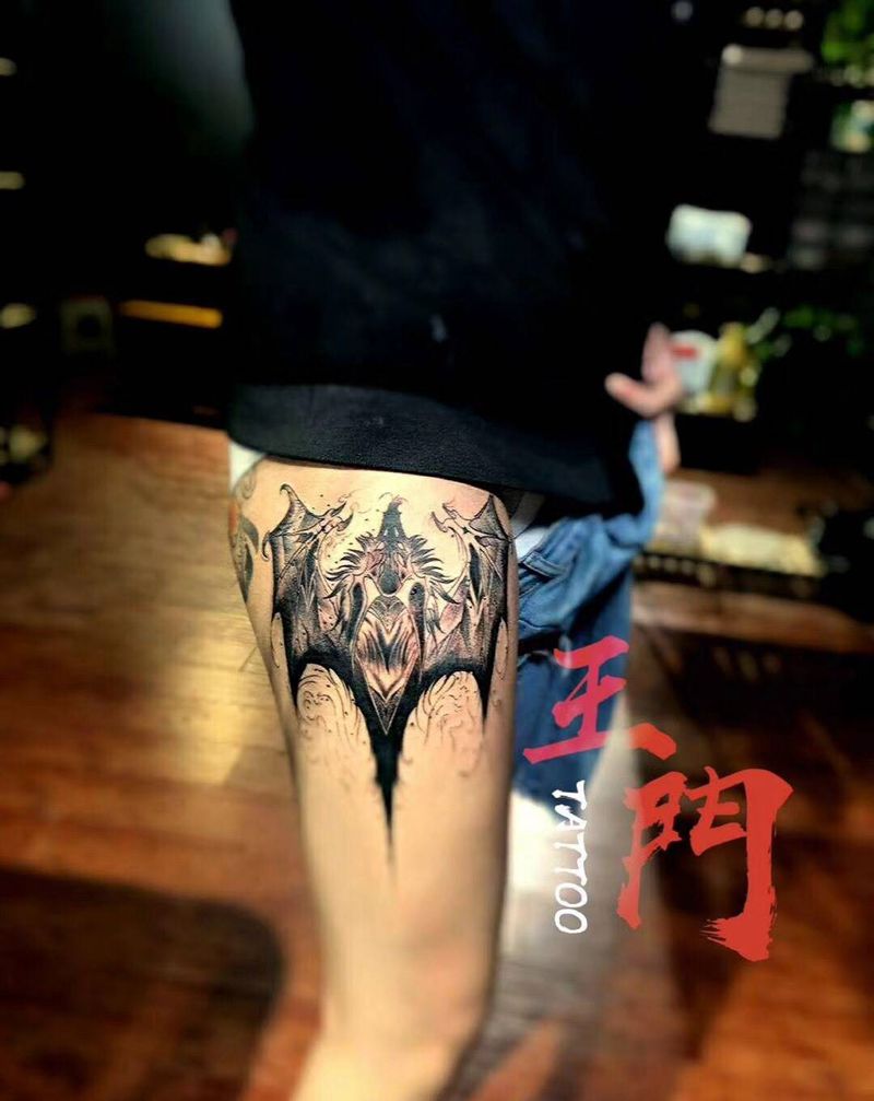 蝙蝠纹身图片