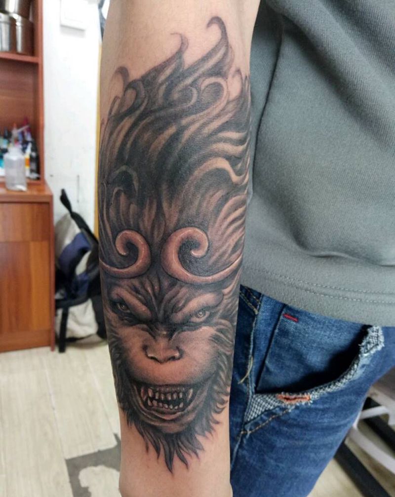 悟空盖图！纹身图片