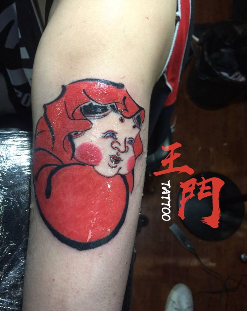 达摩蛋纹身图片