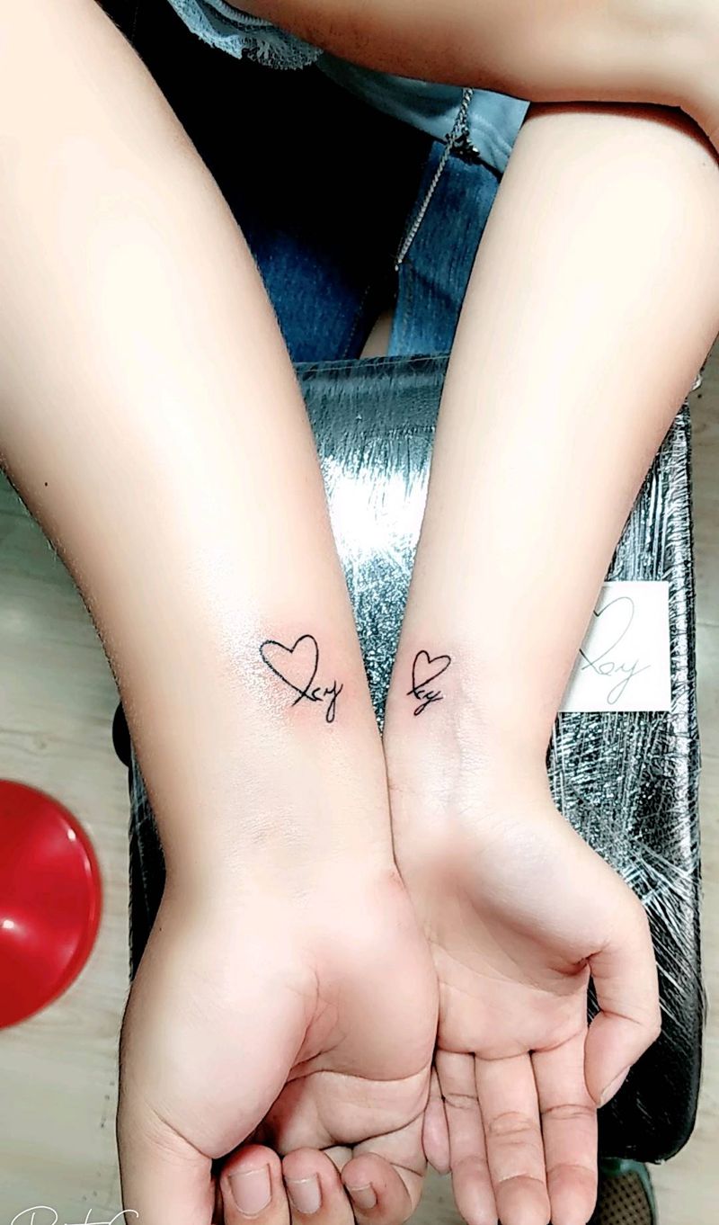 情侣  纹身纹身图片_手臂纹身图案