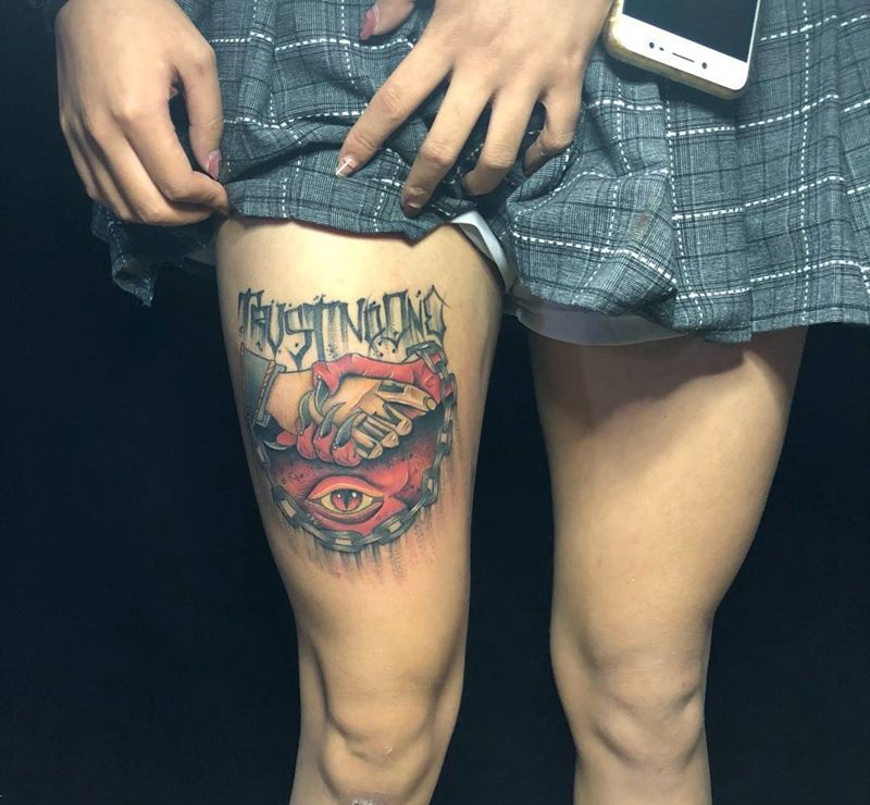 其实我也不知道这是个啥纹身图片