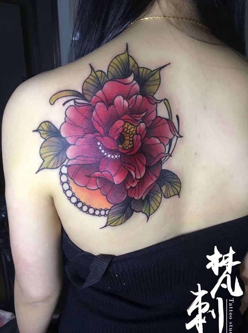 花花遮盖纹身图片