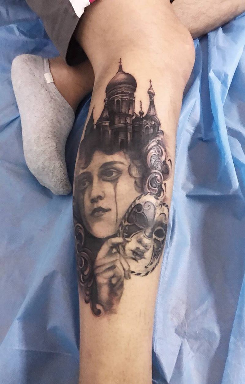 未完成作品纹身图片