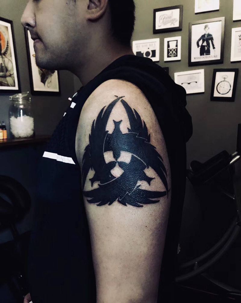 学员做的图腾纹身图片_手臂图腾纹身图案