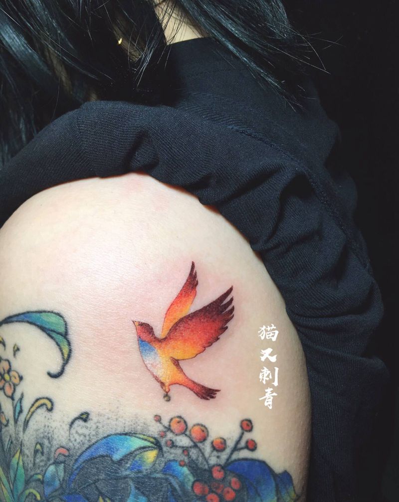 设计图稿纹身图片_手臂New School纹身图案