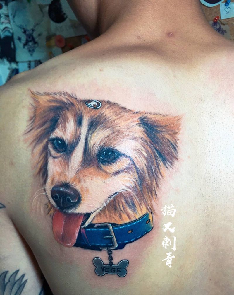 设计图稿～纹身图片_背部New School纹身图案